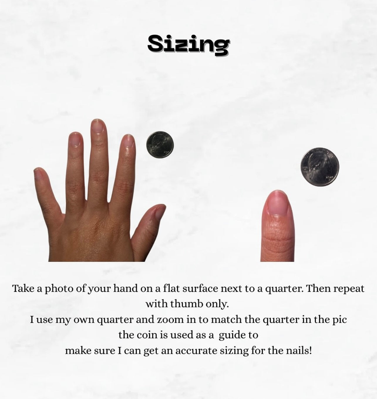 Sizing Instructions