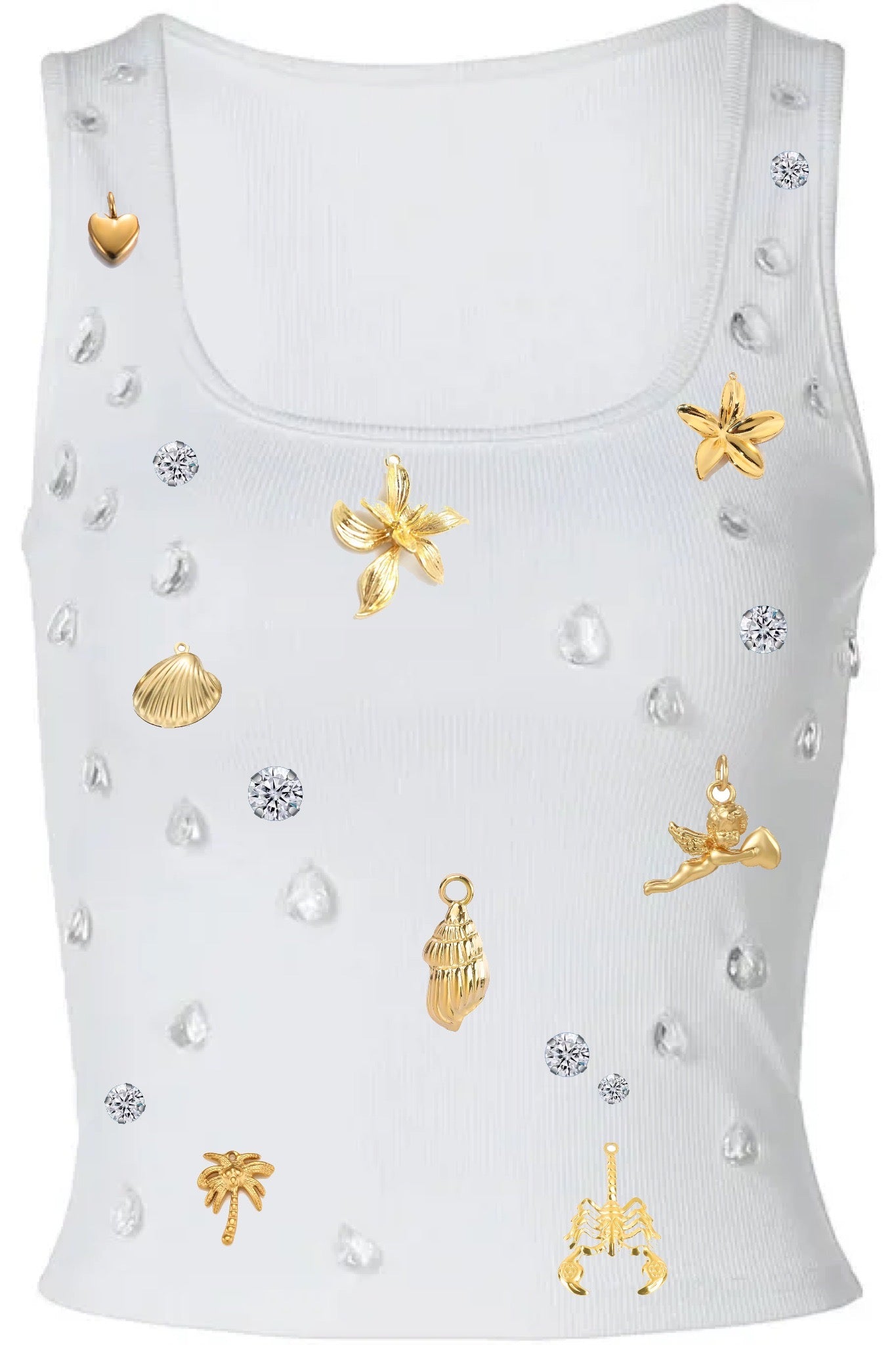 Crystal Pendant Tank